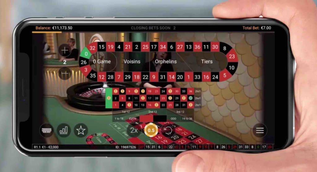 プラグマティンクプレイ ライブカジノ モバイル画面