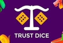 Trust Dice トラストダイス　登録　カジノレビュー　バナー